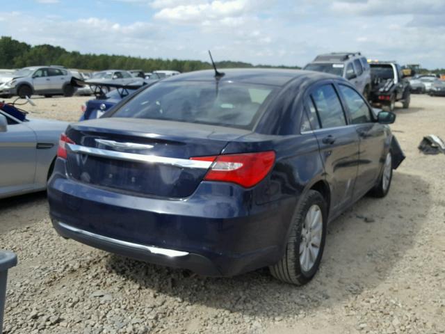 1C3CCBBB1DN763494 - 2013 CHRYSLER 200 TOURIN BLUE photo 4