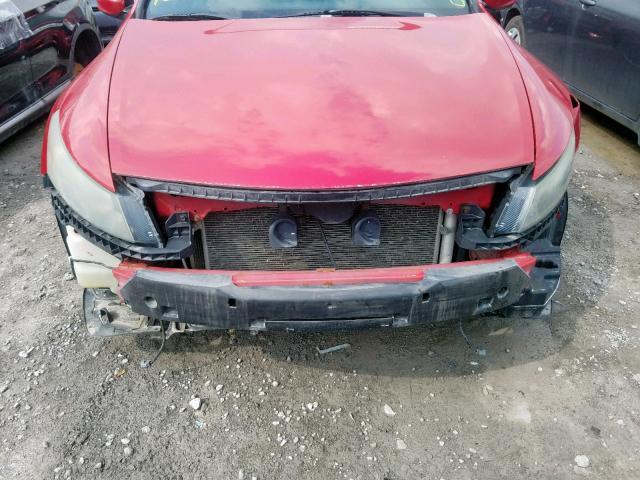 1HGCS22858A802119 - 2008 HONDA ACCORD EXL RED photo 9