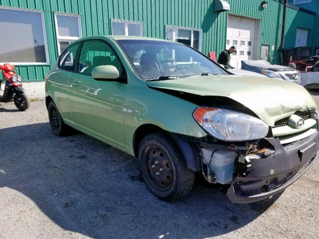 KMHCN3BC1AU186838 - 2010 HYUNDAI ACCENT SE GREEN photo 1