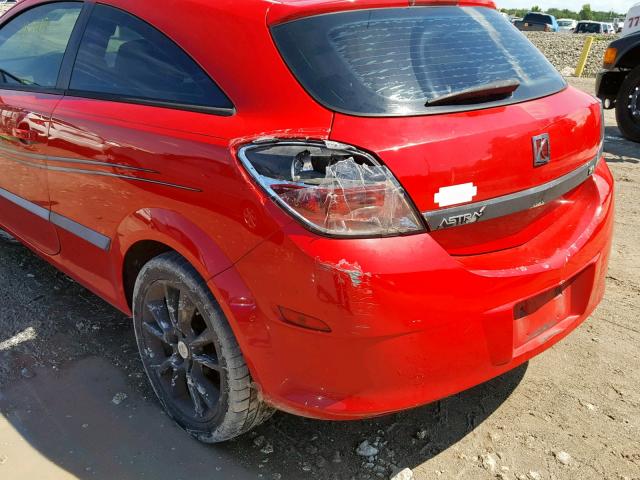 W08AT271585055489 - 2008 SATURN ASTRA XR RED photo 9