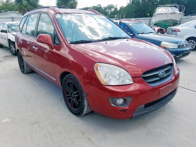 KNAFG526077113823 - 2007 KIA RONDO LX RED photo 1