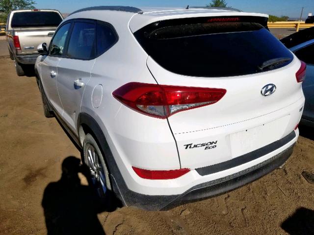 KM8J33A2XGU031526 - 2016 HYUNDAI TUCSON LIM WHITE photo 3