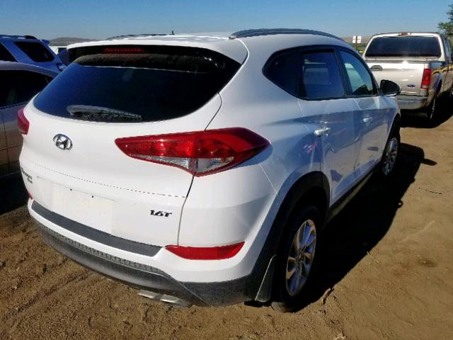 KM8J33A2XGU031526 - 2016 HYUNDAI TUCSON LIM WHITE photo 4