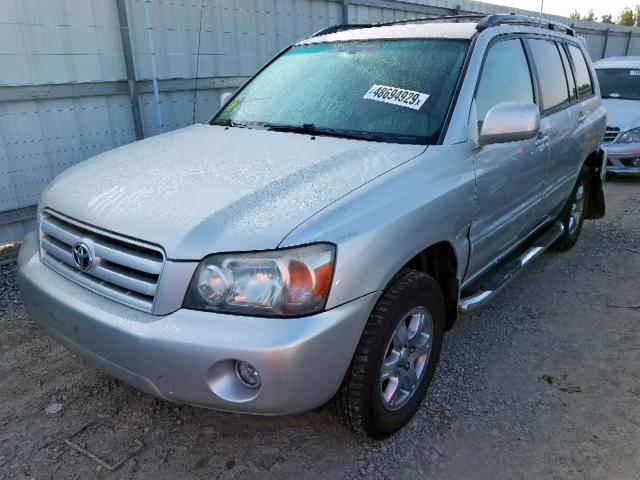 JTEEP21A340064071 - 2004 TOYOTA HIGHLANDER SILVER photo 2