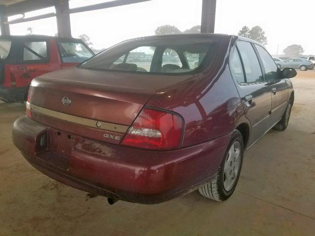 1N4DL01D21C240750 - 2001 NISSAN ALTIMA XE MAROON photo 4