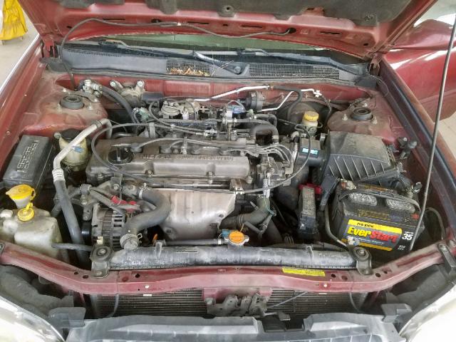 1N4DL01D21C240750 - 2001 NISSAN ALTIMA XE MAROON photo 7