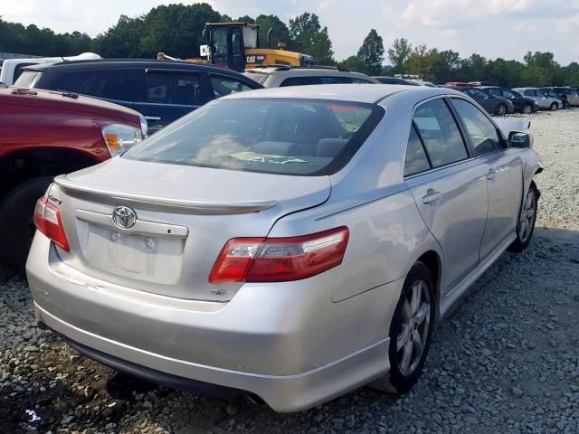 4T1BE46K29U360155 - 2009 TOYOTA CAMRY BASE SILVER photo 4