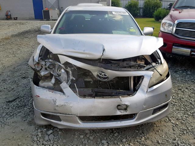 4T1BE46K29U360155 - 2009 TOYOTA CAMRY BASE SILVER photo 9