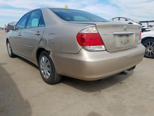 4T1BE30K35U029274 - 2005 TOYOTA CAMRY LE GOLD photo 3