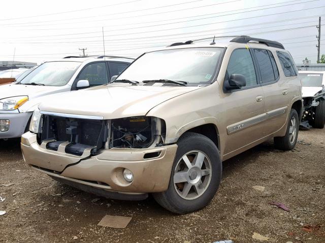 1GKET16S346227296 - 2004 GMC ENVOY XL GOLD photo 2