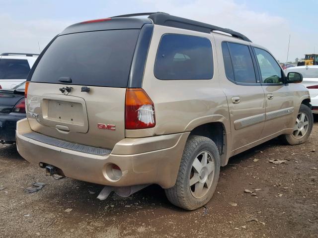 1GKET16S346227296 - 2004 GMC ENVOY XL GOLD photo 4