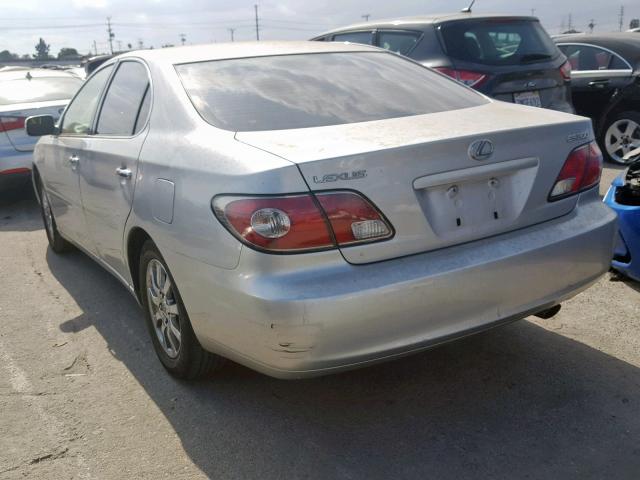 JTHBF30G625036477 - 2002 LEXUS ES 300 SILVER photo 3