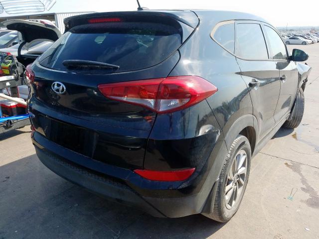 KM8J23A49GU192146 - 2016 HYUNDAI TUCSON SE BLACK photo 4