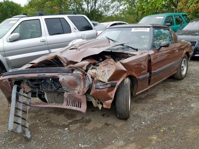 JM1FB3311E0817415 - 1984 MAZDA RX7 12A BROWN photo 2