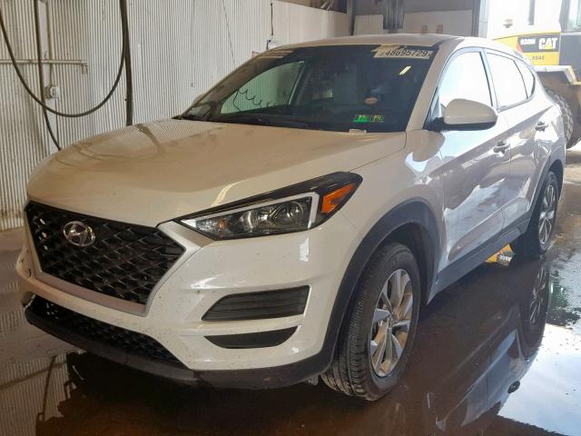 KM8J2CA45KU912910 - 2019 HYUNDAI TUCSON SE WHITE photo 2