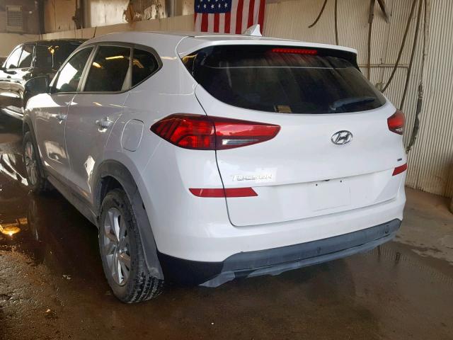 KM8J2CA45KU912910 - 2019 HYUNDAI TUCSON SE WHITE photo 3