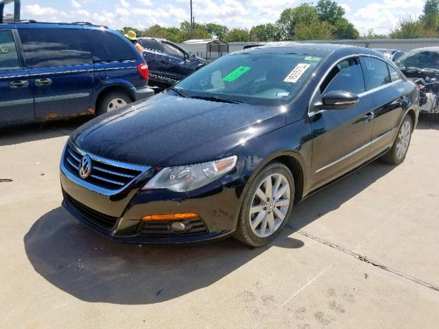 WVWHN7AN6BE732310 - 2011 VOLKSWAGEN CC LUXURY BLACK photo 2