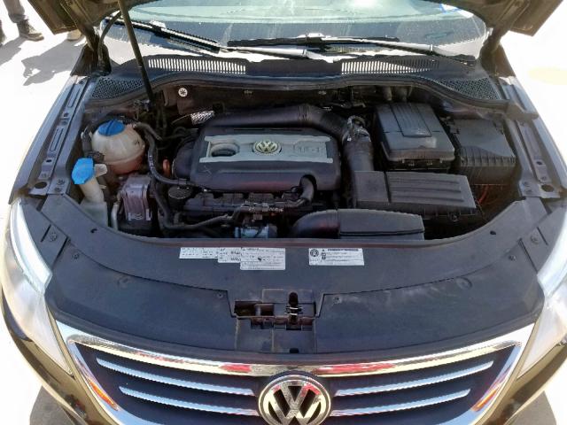 WVWHN7AN6BE732310 - 2011 VOLKSWAGEN CC LUXURY BLACK photo 7