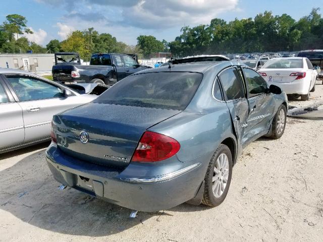 2G4WE587771176550 - 2007 BUICK LACROSSE C BLUE photo 4