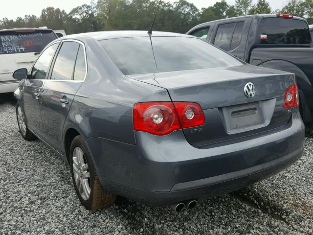 3VWEF71K87M154537 - 2007 VOLKSWAGEN JETTA WOLF GRAY photo 3