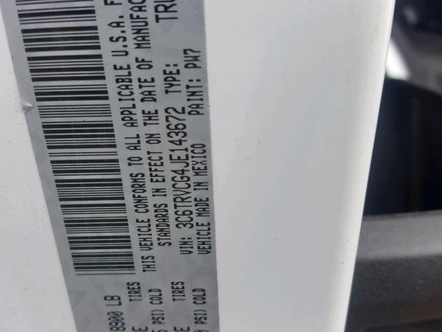 3C6TRVCG4JE143672 - 2018 RAM PROMASTER 白色 照片 10