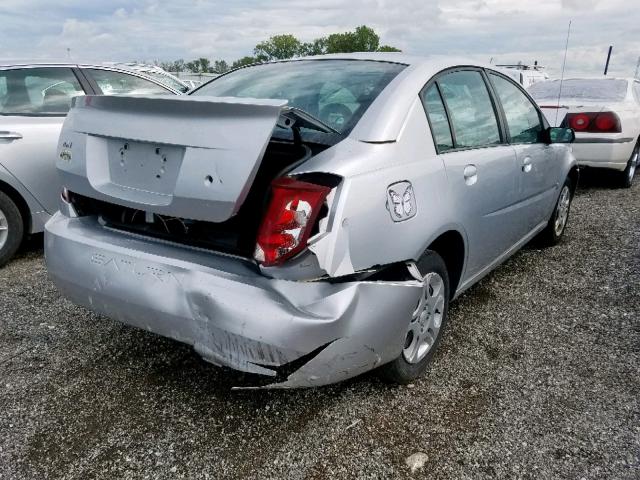 1G8AJ52F14Z153398 - 2004 SATURN ION LEVEL SILVER photo 4