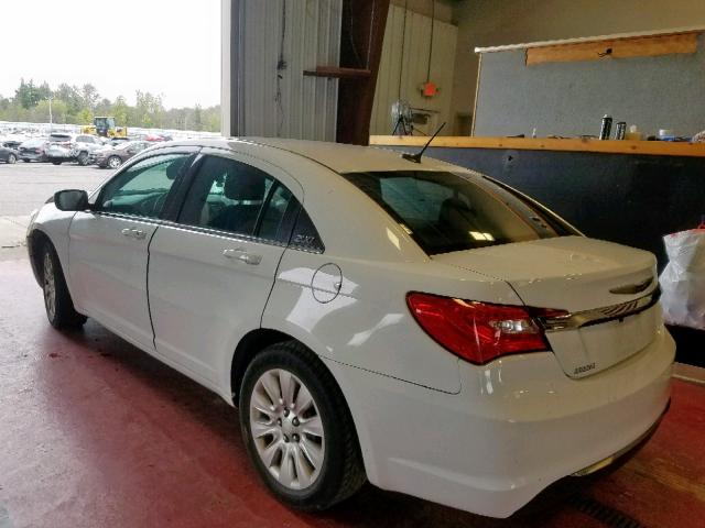 1C3CCBAB7DN561227 - 2013 CHRYSLER 200 LX WHITE photo 3