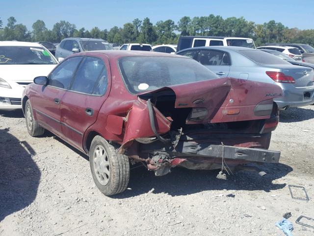 1Y1SK5286SZ014028 - 1995 GEO PRIZM LSI RED photo 3