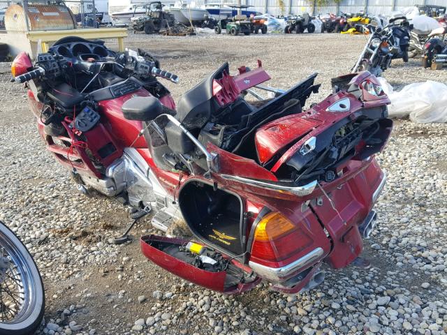 1HFSC474X3A202123 - 2003 HONDA GL1800 A MAROON photo 3