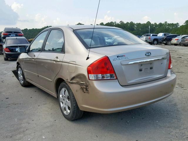 KNAFE221795586240 - 2009 KIA SPECTRA EX GOLD photo 3