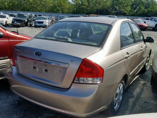 KNAFE221795586240 - 2009 KIA SPECTRA EX GOLD photo 4