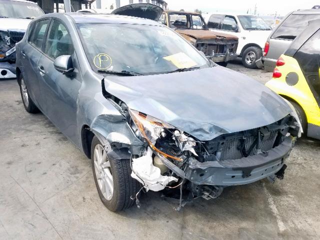 JM1BL1LP3D1729107 - 2013 MAZDA 3 I GRAY photo 1