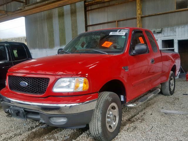 2FTRX18W14CA00766 - 2004 FORD F-150 HERI RED photo 2