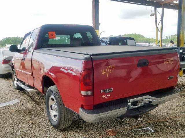 2FTRX18W14CA00766 - 2004 FORD F-150 HERI RED photo 3