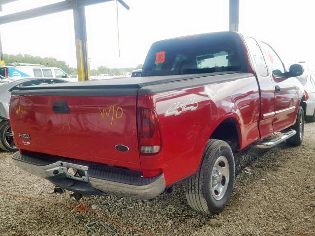 2FTRX18W14CA00766 - 2004 FORD F-150 HERI RED photo 4