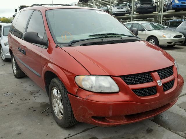 1D4GP25363B207626 - 2003 DODGE CARAVAN SE RED photo 1