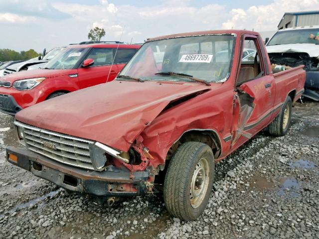 JT4RN50R8G0195375 - 1986 TOYOTA PICKUP 1/2 RED photo 2