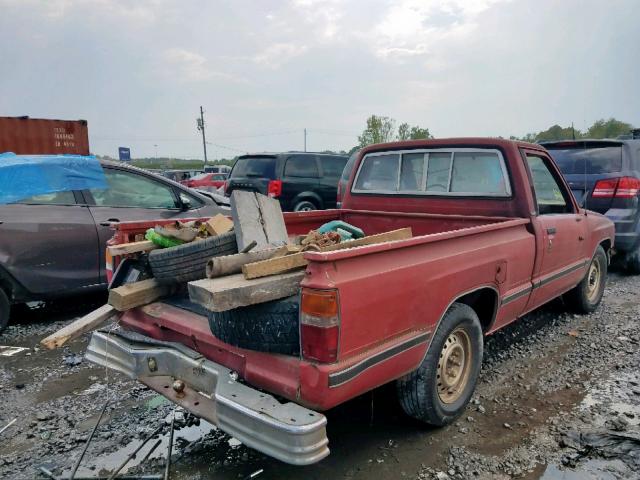 JT4RN50R8G0195375 - 1986 TOYOTA PICKUP 1/2 RED photo 4