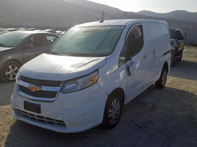 3N63M0ZN4FK704474 - 2015 CHEVROLET CITY EXPRE WHITE photo 2