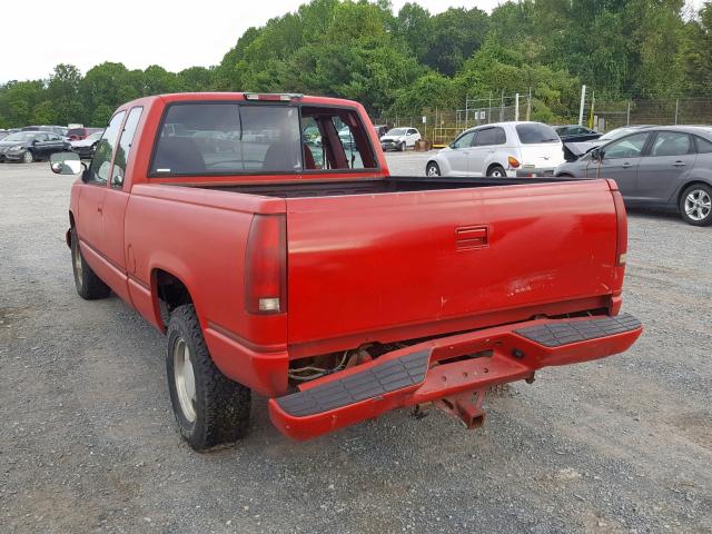 2GTEC19H1R1507809 - 1994 GMC SIERRA C15 RED photo 3