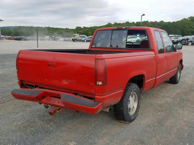 2GTEC19H1R1507809 - 1994 GMC SIERRA C15 RED photo 4