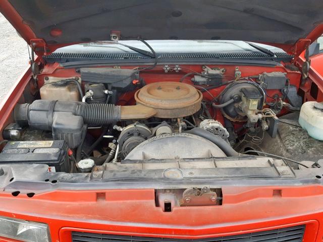 2GTEC19H1R1507809 - 1994 GMC SIERRA C15 RED photo 7