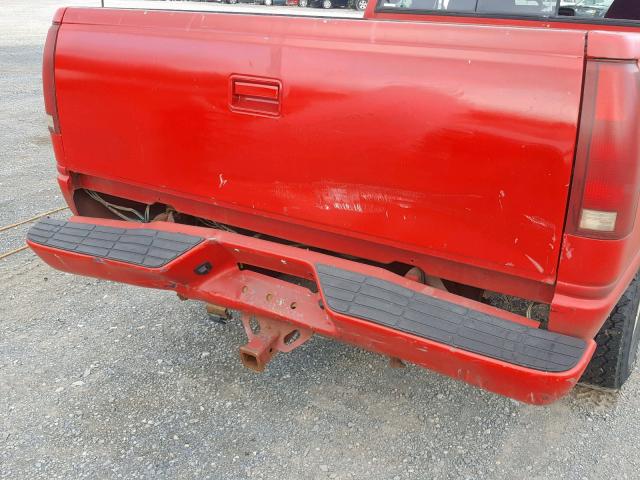 2GTEC19H1R1507809 - 1994 GMC SIERRA C15 RED photo 9