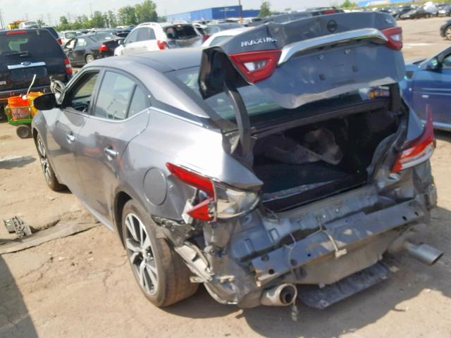 1N4AA6AP5HC380517 - 2017 NISSAN MAXIMA 3.5 GRAY photo 3