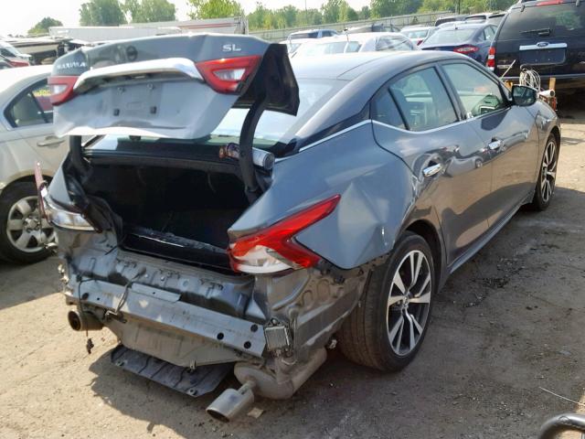 1N4AA6AP5HC380517 - 2017 NISSAN MAXIMA 3.5 GRAY photo 4