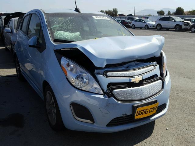 KL8CL6S02FC818821 - 2015 CHEVROLET SPARK EV 2 BLUE photo 1