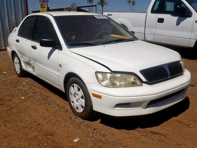 JA3AJ26E13U052538 - 2003 MITSUBISHI LANCER ES WHITE photo 1