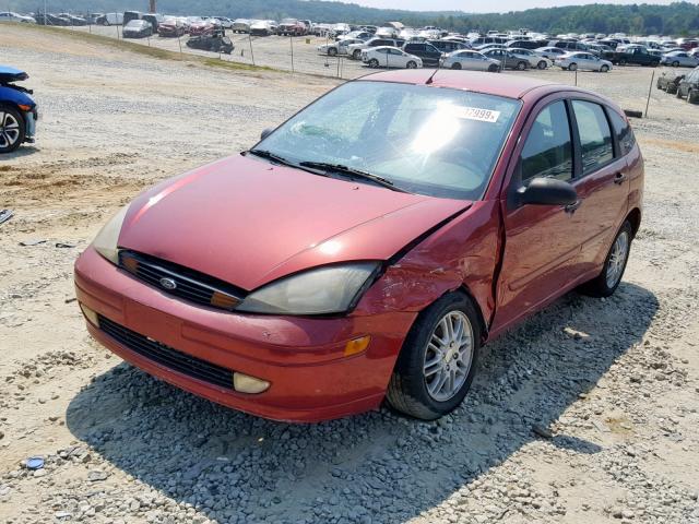 3FAFP37323R115555 - 2003 FORD FOCUS ZX5 RED photo 2