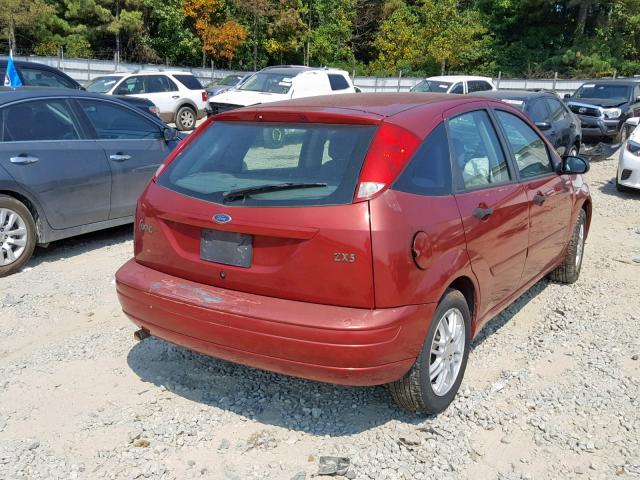 3FAFP37323R115555 - 2003 FORD FOCUS ZX5 RED photo 4