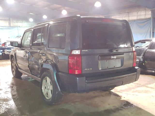 1J8HG48K87C654547 - 2007 JEEP COMMANDER Mavi foto 3